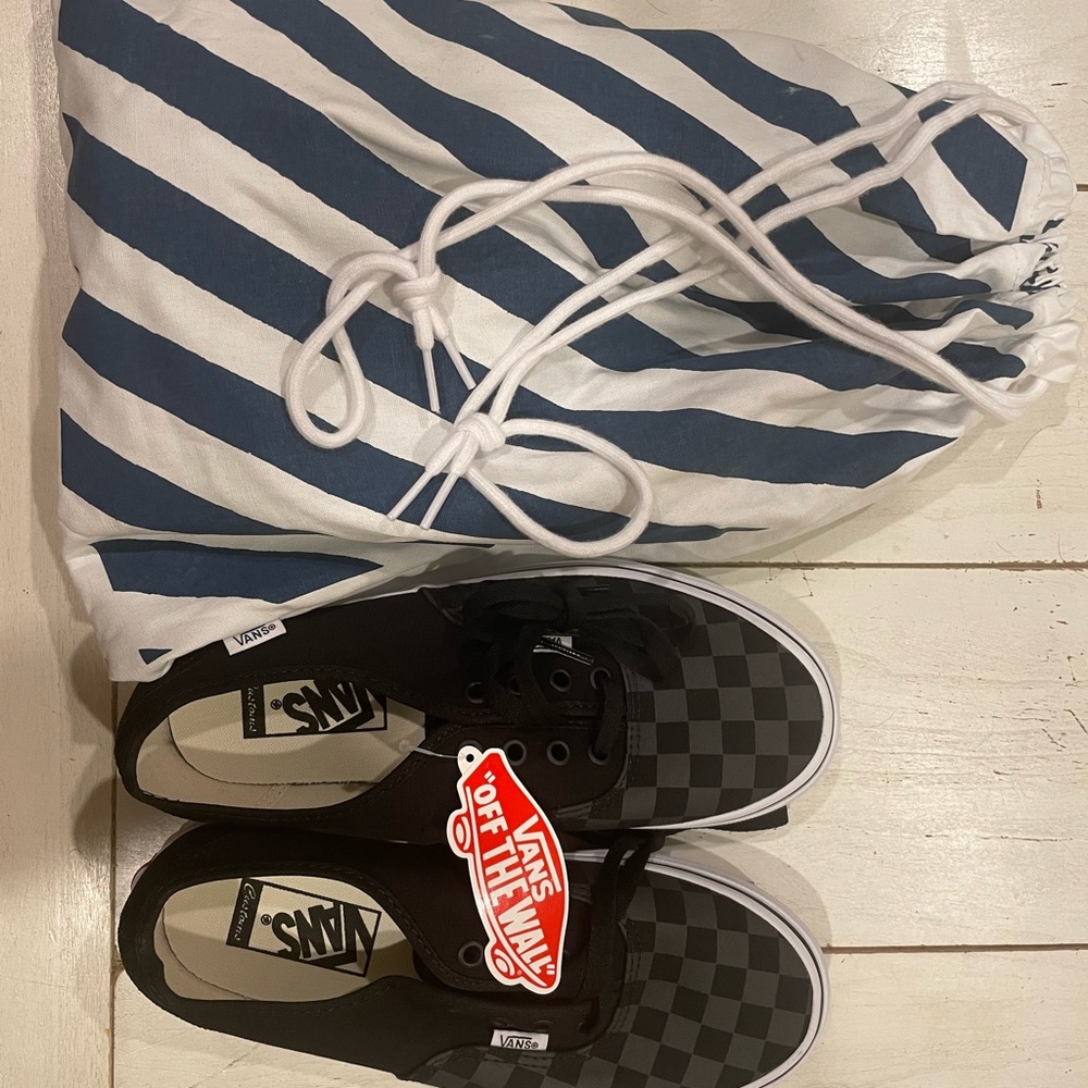 Custom Checkerboard Authentic Vans - Picture 3 of 3